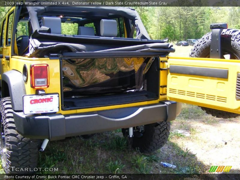 Detonator Yellow / Dark Slate Gray/Medium Slate Gray 2009 Jeep Wrangler Unlimited X 4x4