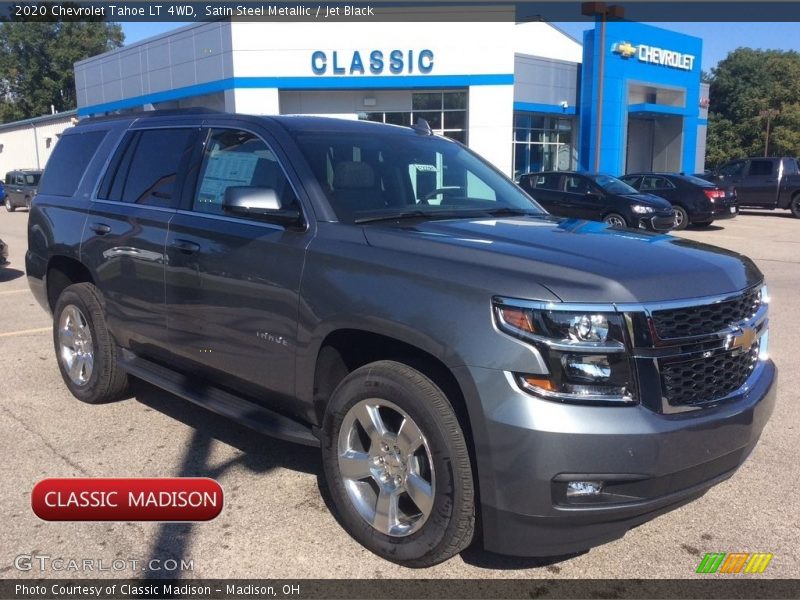 Satin Steel Metallic / Jet Black 2020 Chevrolet Tahoe LT 4WD