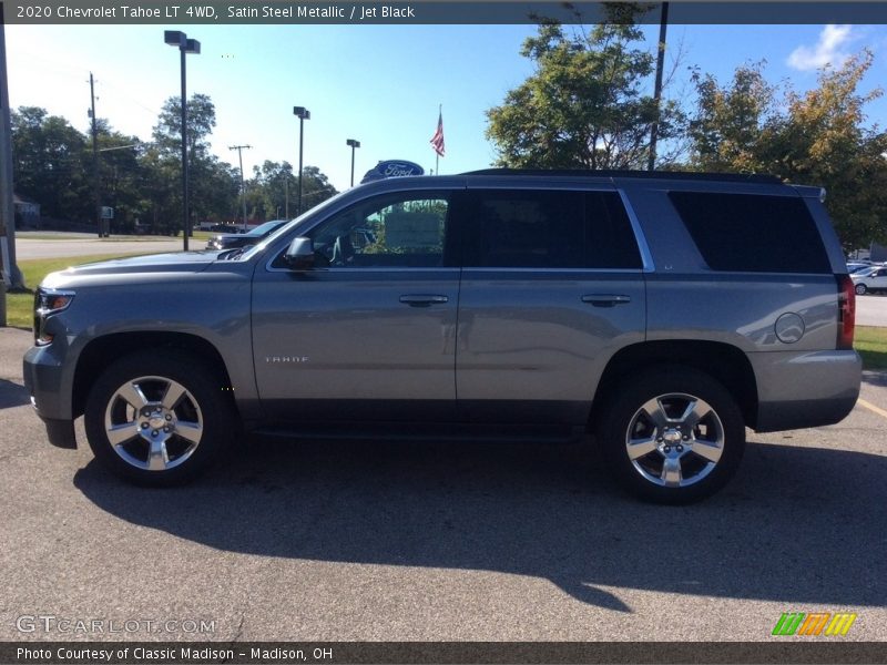 Satin Steel Metallic / Jet Black 2020 Chevrolet Tahoe LT 4WD