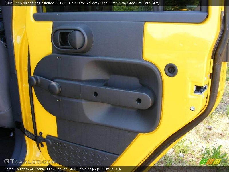 Detonator Yellow / Dark Slate Gray/Medium Slate Gray 2009 Jeep Wrangler Unlimited X 4x4
