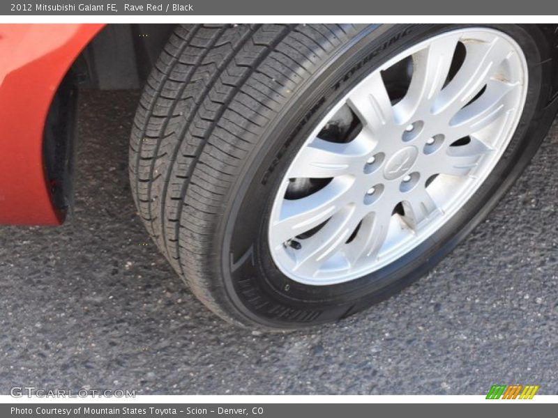 Rave Red / Black 2012 Mitsubishi Galant FE