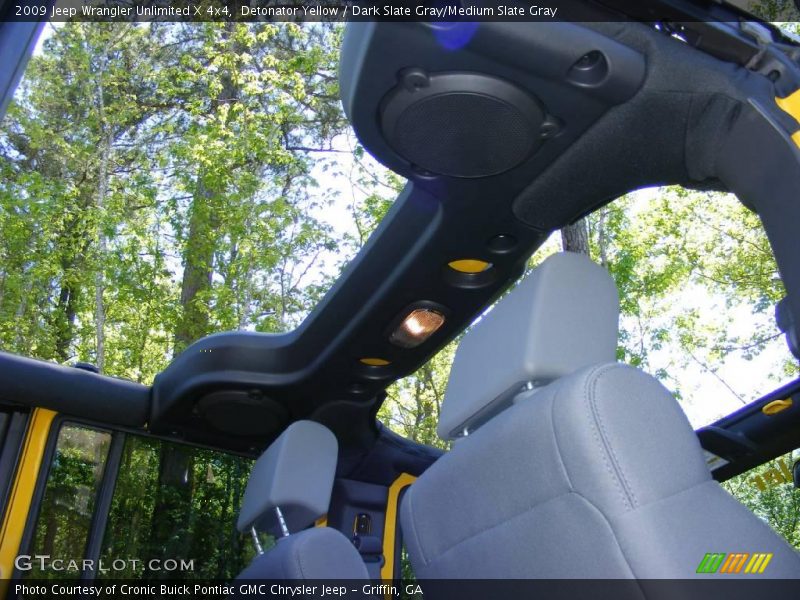 Detonator Yellow / Dark Slate Gray/Medium Slate Gray 2009 Jeep Wrangler Unlimited X 4x4