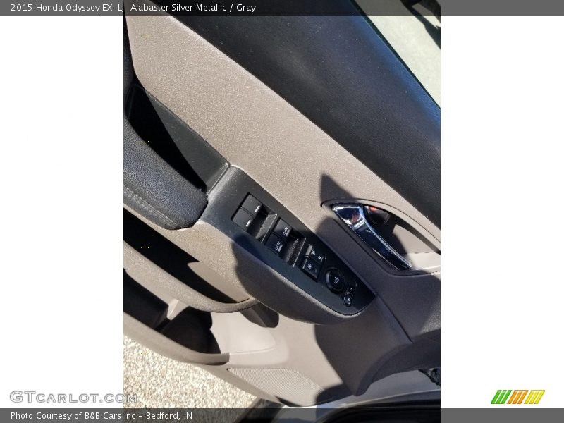 Alabaster Silver Metallic / Gray 2015 Honda Odyssey EX-L
