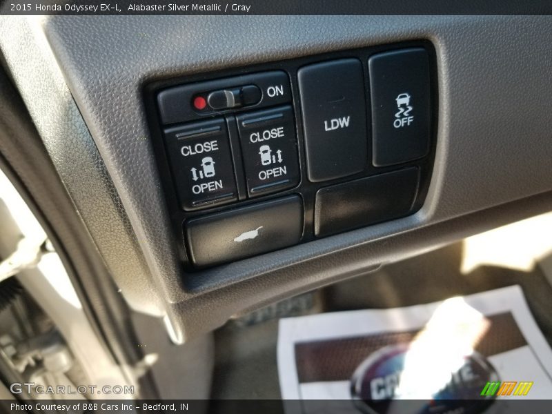 Alabaster Silver Metallic / Gray 2015 Honda Odyssey EX-L