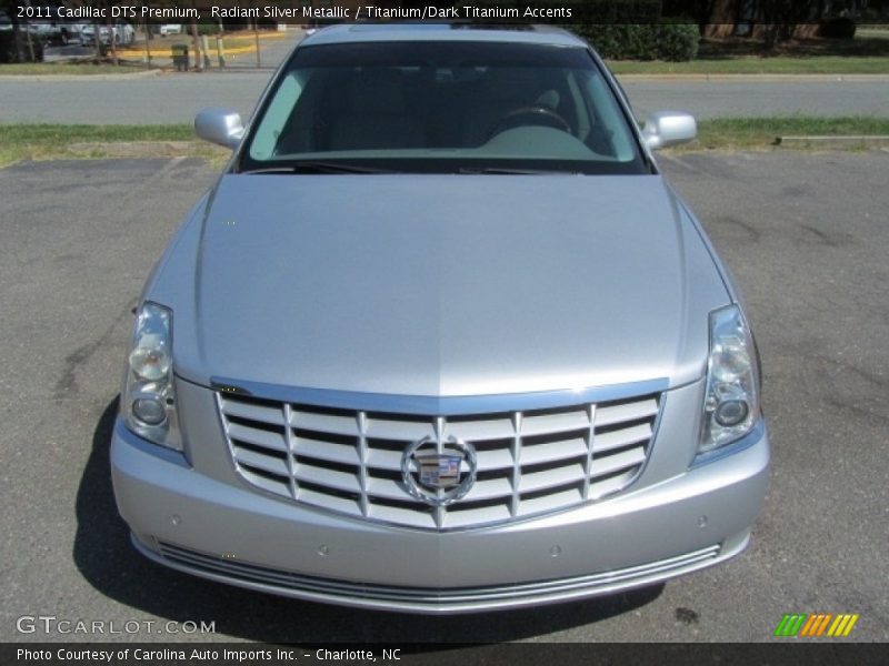 Radiant Silver Metallic / Titanium/Dark Titanium Accents 2011 Cadillac DTS Premium