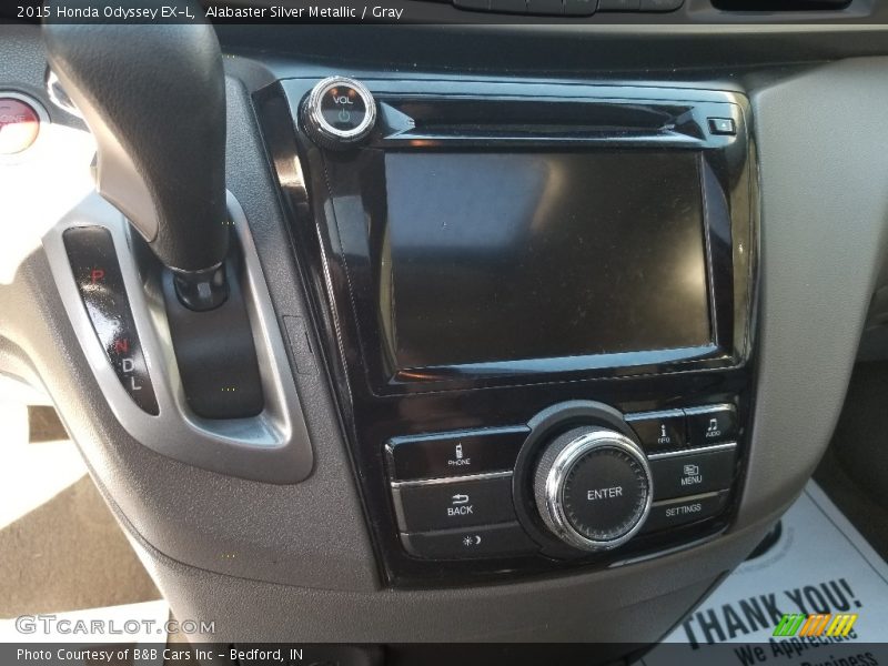 Alabaster Silver Metallic / Gray 2015 Honda Odyssey EX-L