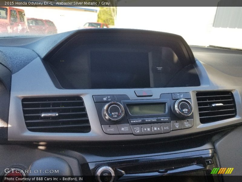 Alabaster Silver Metallic / Gray 2015 Honda Odyssey EX-L