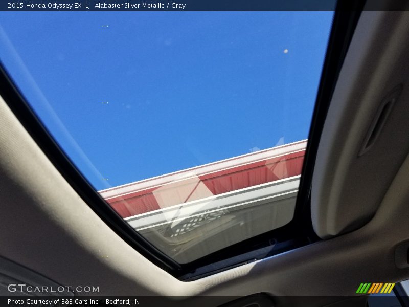 Alabaster Silver Metallic / Gray 2015 Honda Odyssey EX-L