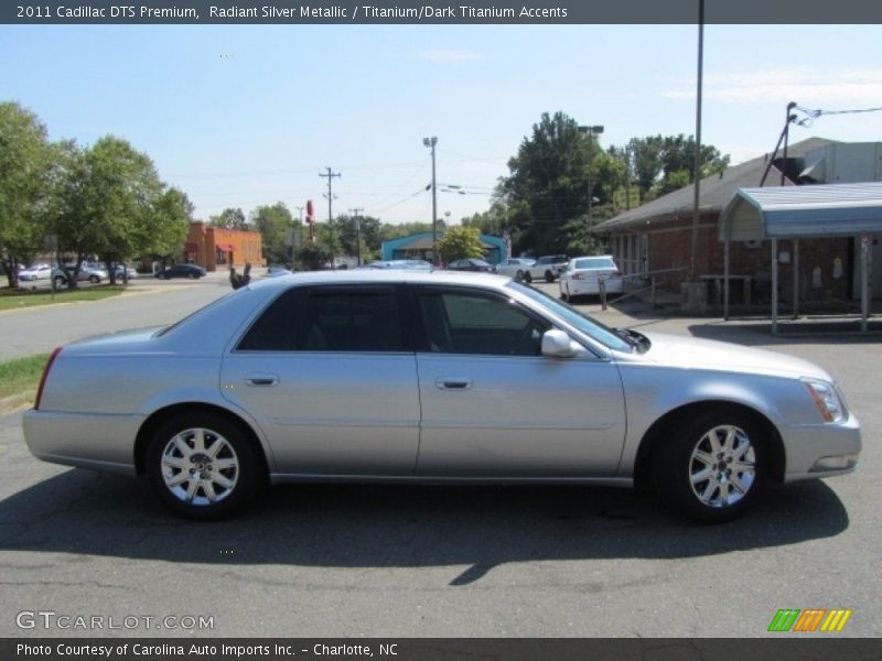 Radiant Silver Metallic / Titanium/Dark Titanium Accents 2011 Cadillac DTS Premium