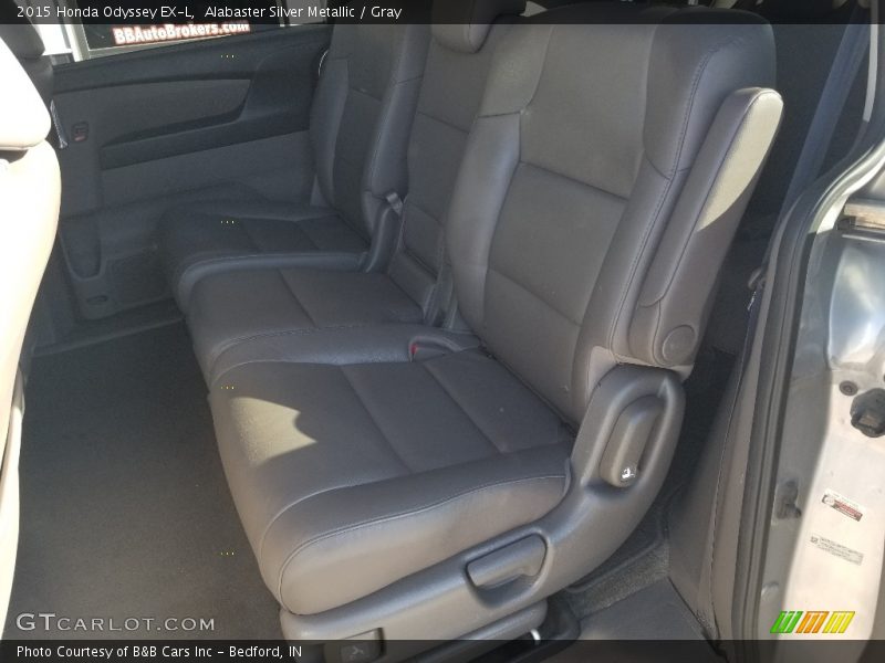 Alabaster Silver Metallic / Gray 2015 Honda Odyssey EX-L