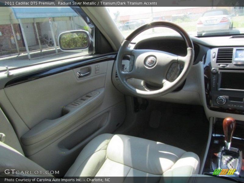 Radiant Silver Metallic / Titanium/Dark Titanium Accents 2011 Cadillac DTS Premium