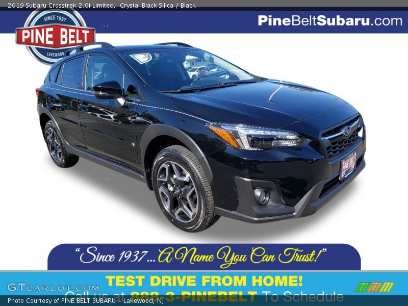 Crystal Black Silica / Black 2019 Subaru Crosstrek 2.0i Limited