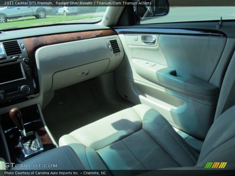 Radiant Silver Metallic / Titanium/Dark Titanium Accents 2011 Cadillac DTS Premium