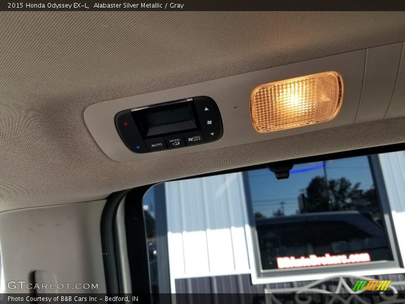 Alabaster Silver Metallic / Gray 2015 Honda Odyssey EX-L