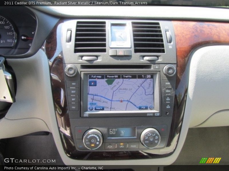 Radiant Silver Metallic / Titanium/Dark Titanium Accents 2011 Cadillac DTS Premium