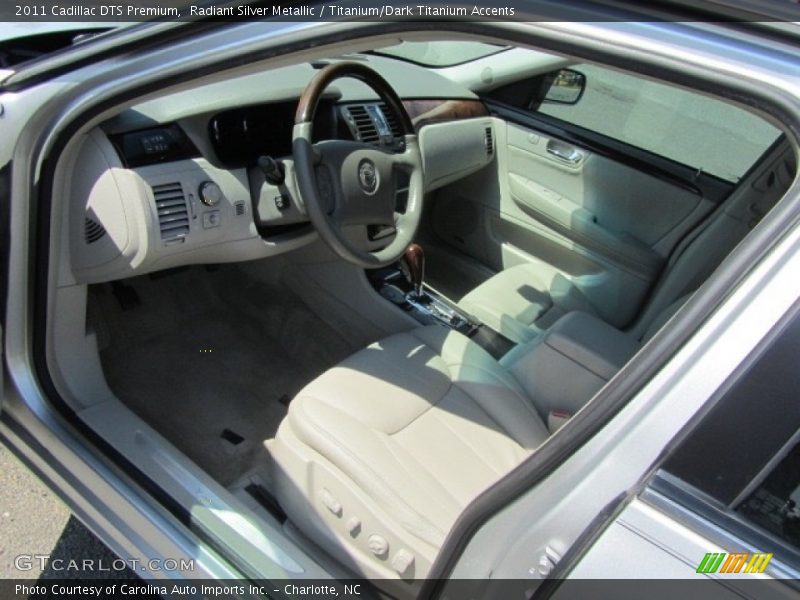 Radiant Silver Metallic / Titanium/Dark Titanium Accents 2011 Cadillac DTS Premium