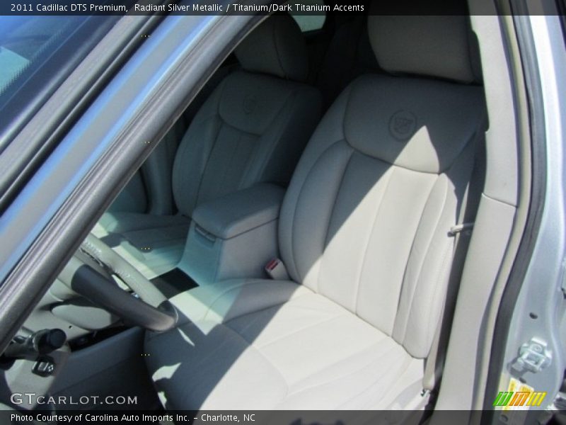 Radiant Silver Metallic / Titanium/Dark Titanium Accents 2011 Cadillac DTS Premium