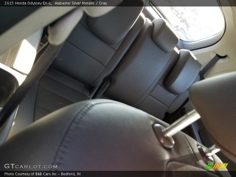 Alabaster Silver Metallic / Gray 2015 Honda Odyssey EX-L