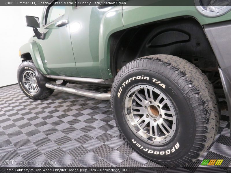 Shadow Green Metallic / Ebony Black/Shadow Green 2006 Hummer H3