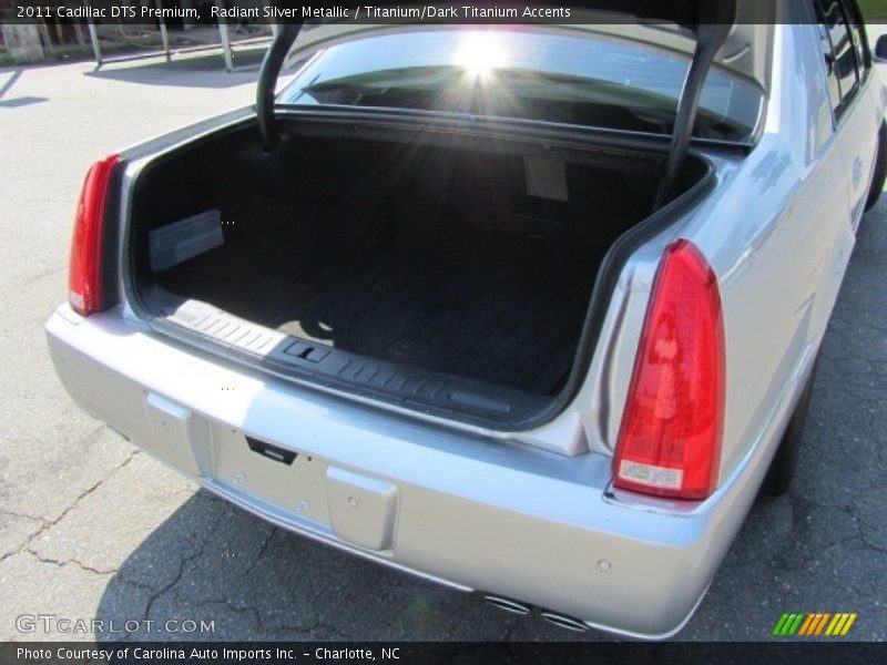 Radiant Silver Metallic / Titanium/Dark Titanium Accents 2011 Cadillac DTS Premium