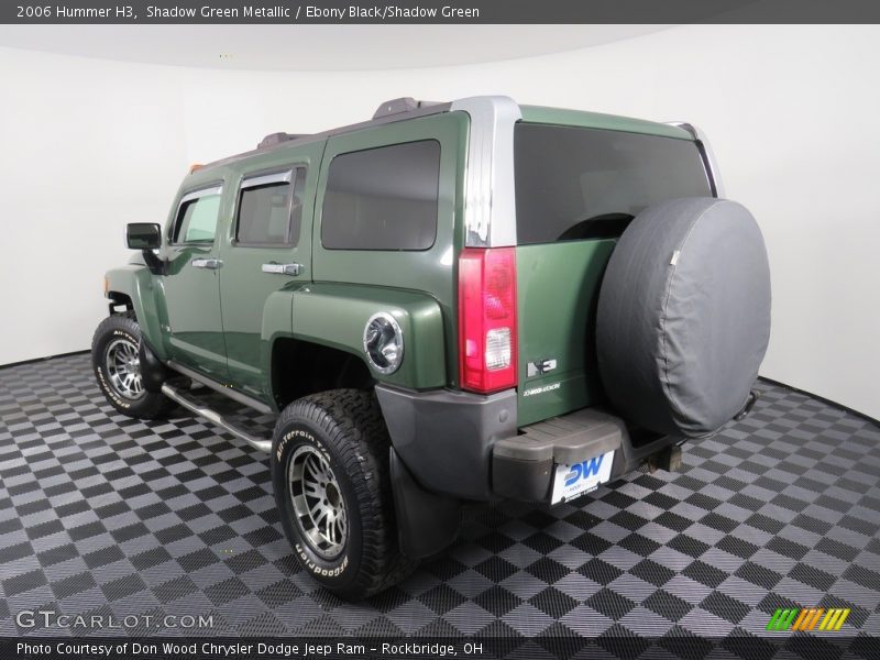 Shadow Green Metallic / Ebony Black/Shadow Green 2006 Hummer H3