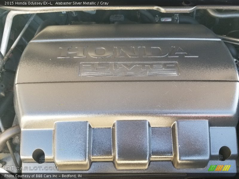 Alabaster Silver Metallic / Gray 2015 Honda Odyssey EX-L