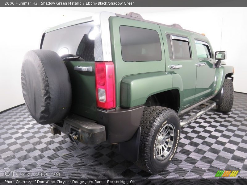 Shadow Green Metallic / Ebony Black/Shadow Green 2006 Hummer H3