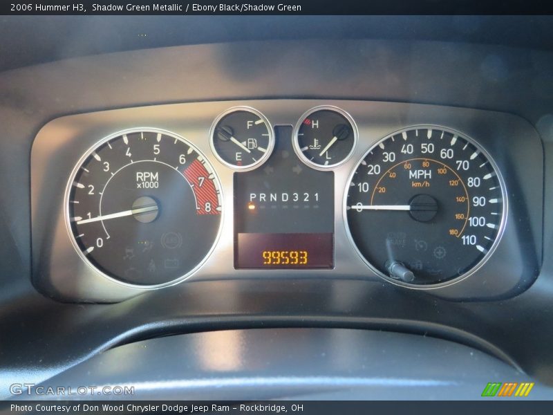 Shadow Green Metallic / Ebony Black/Shadow Green 2006 Hummer H3