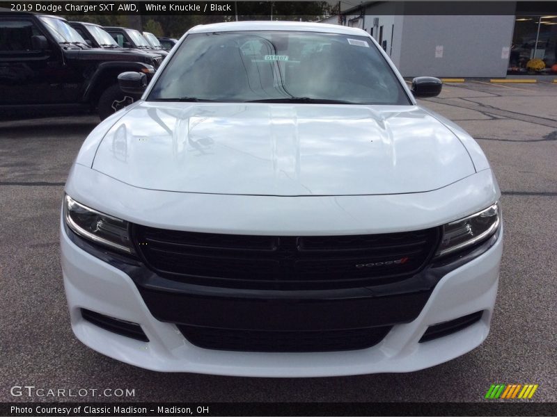 White Knuckle / Black 2019 Dodge Charger SXT AWD