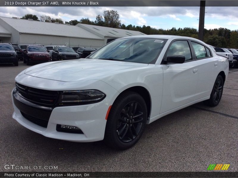 White Knuckle / Black 2019 Dodge Charger SXT AWD