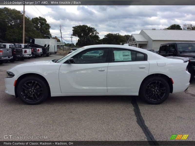 White Knuckle / Black 2019 Dodge Charger SXT AWD