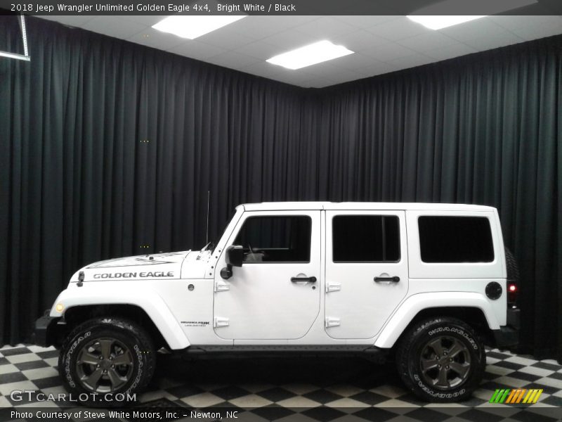 Bright White / Black 2018 Jeep Wrangler Unlimited Golden Eagle 4x4