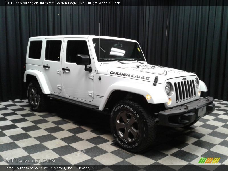 Bright White / Black 2018 Jeep Wrangler Unlimited Golden Eagle 4x4