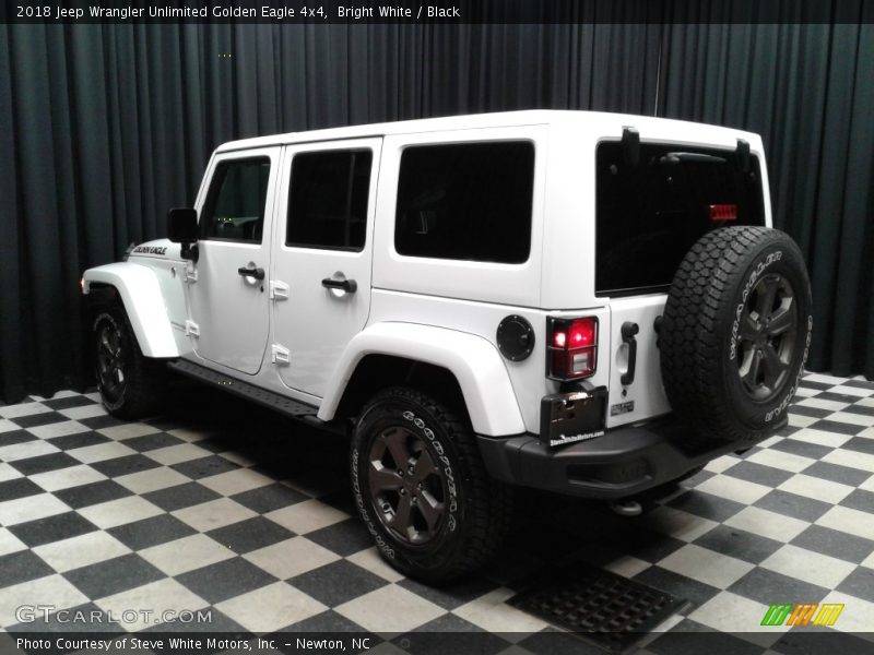 Bright White / Black 2018 Jeep Wrangler Unlimited Golden Eagle 4x4