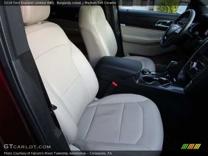 Burgundy Velvet / Medium Soft Ceramic 2018 Ford Explorer Limited 4WD