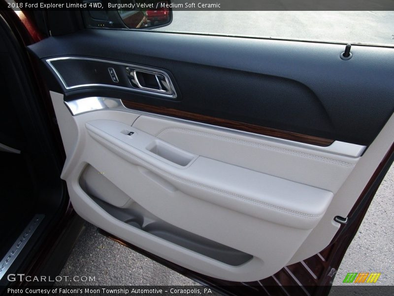 Burgundy Velvet / Medium Soft Ceramic 2018 Ford Explorer Limited 4WD