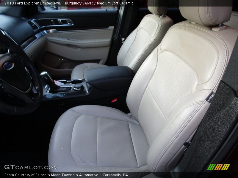 Burgundy Velvet / Medium Soft Ceramic 2018 Ford Explorer Limited 4WD