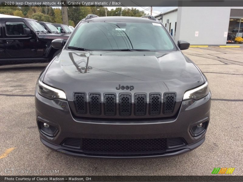 Granite Crystal Metallic / Black 2020 Jeep Cherokee Altitude 4x4