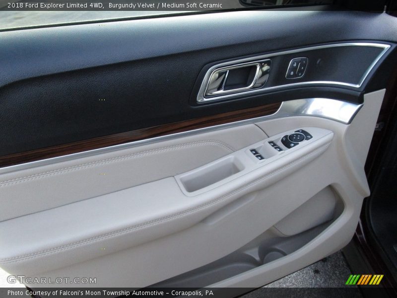 Burgundy Velvet / Medium Soft Ceramic 2018 Ford Explorer Limited 4WD