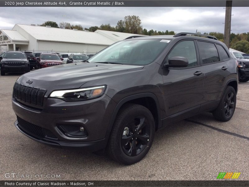 Granite Crystal Metallic / Black 2020 Jeep Cherokee Altitude 4x4