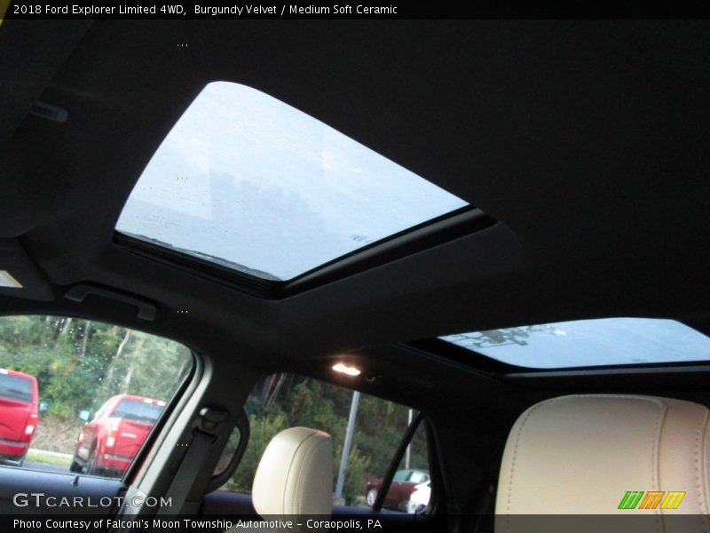 Burgundy Velvet / Medium Soft Ceramic 2018 Ford Explorer Limited 4WD