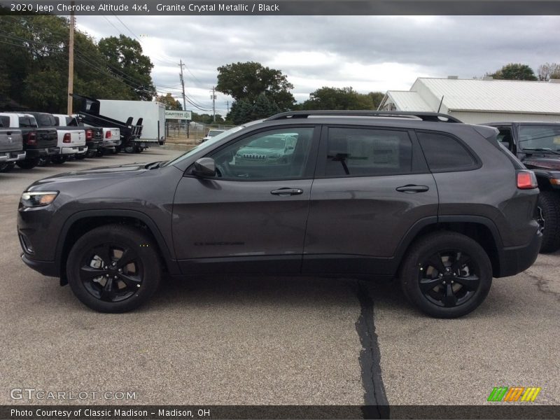 Granite Crystal Metallic / Black 2020 Jeep Cherokee Altitude 4x4