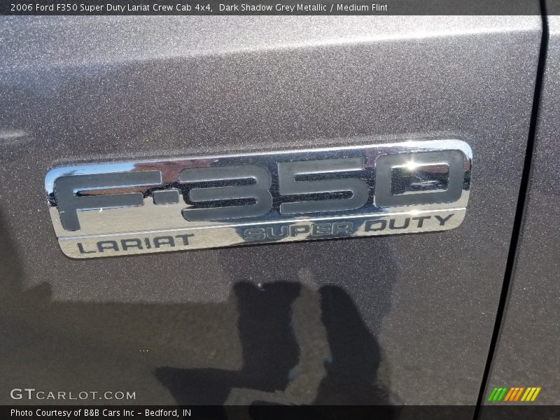 Dark Shadow Grey Metallic / Medium Flint 2006 Ford F350 Super Duty Lariat Crew Cab 4x4