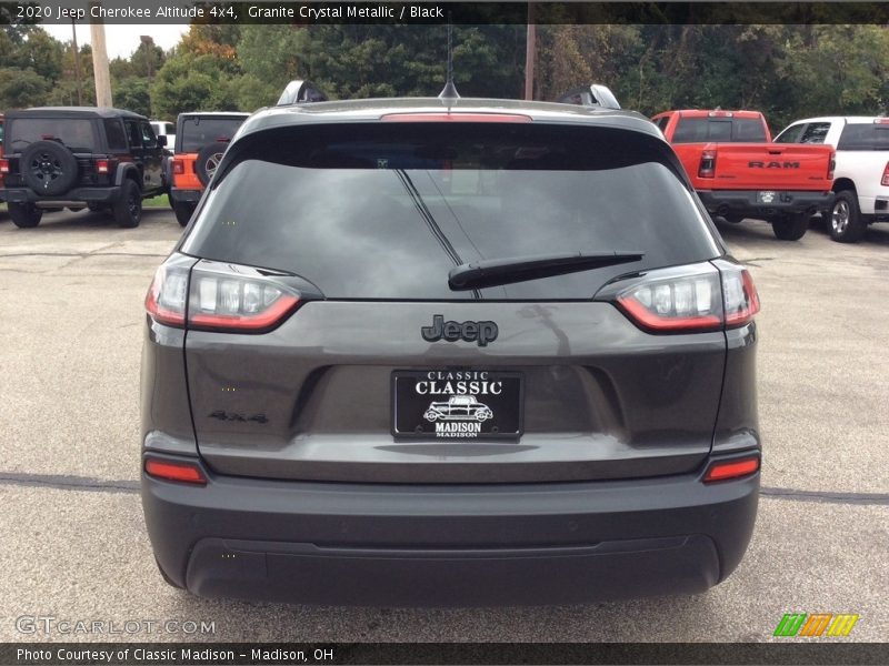 Granite Crystal Metallic / Black 2020 Jeep Cherokee Altitude 4x4