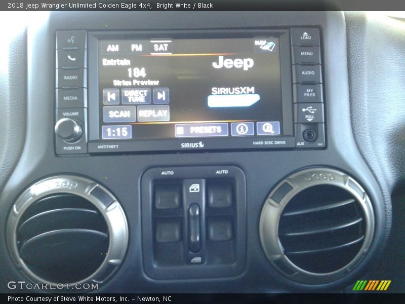 Bright White / Black 2018 Jeep Wrangler Unlimited Golden Eagle 4x4