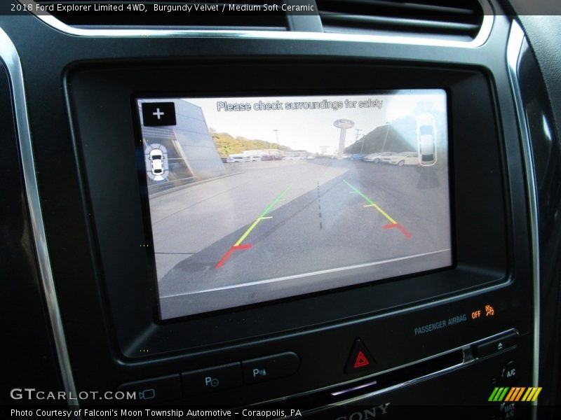 Burgundy Velvet / Medium Soft Ceramic 2018 Ford Explorer Limited 4WD