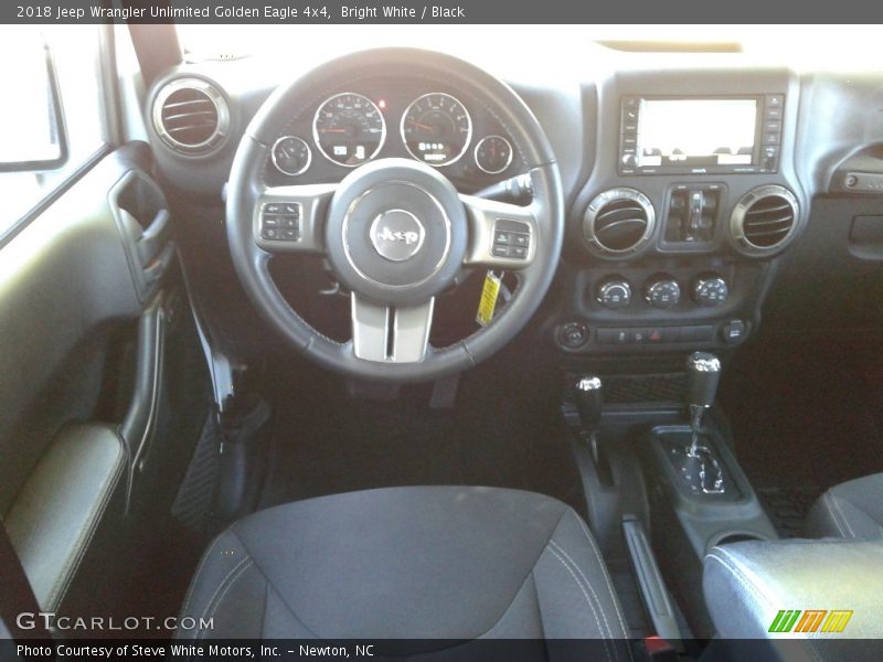 Bright White / Black 2018 Jeep Wrangler Unlimited Golden Eagle 4x4