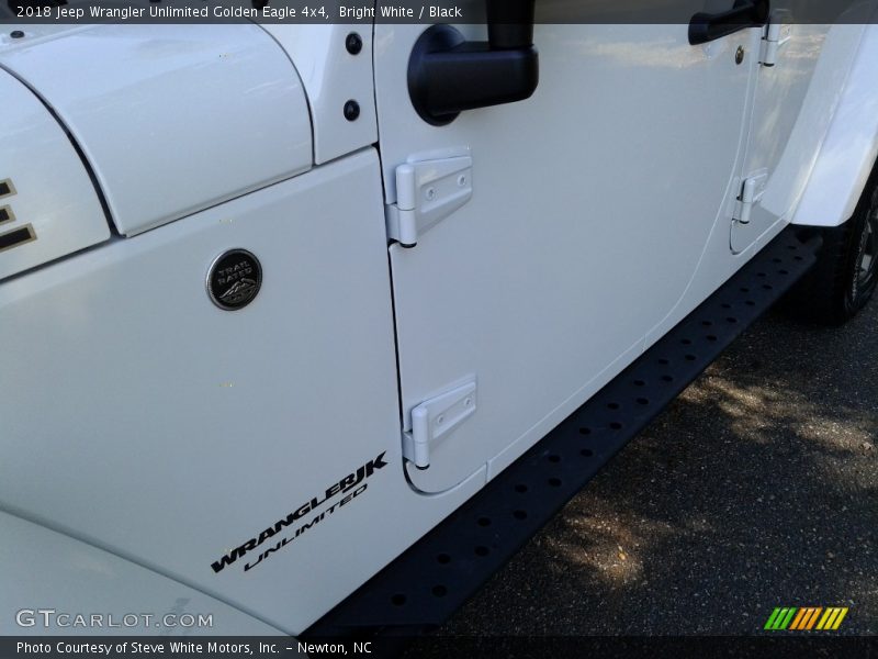 Bright White / Black 2018 Jeep Wrangler Unlimited Golden Eagle 4x4