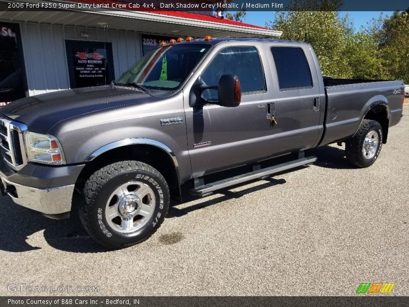 Dark Shadow Grey Metallic / Medium Flint 2006 Ford F350 Super Duty Lariat Crew Cab 4x4