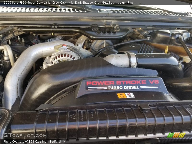 Dark Shadow Grey Metallic / Medium Flint 2006 Ford F350 Super Duty Lariat Crew Cab 4x4
